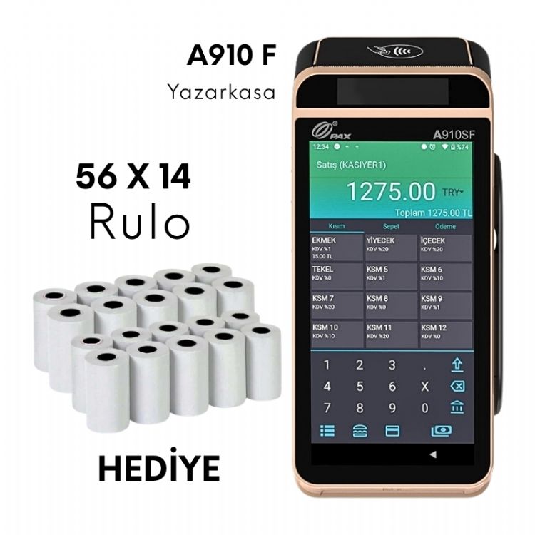 あんりページ PAX A910SF Android Yazarkasa- İncele Satın Alın | Drbarkod